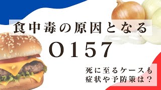 【O157】米ハンバーガーチェーン 玉ねぎが原因？集団食中毒 O157とは？ [upl. by Primaveras]