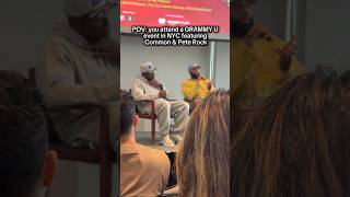 POV GRAMMY U event in NYC w Common amp Pete Rock common peterock hiphop newyork nyc shorts [upl. by Gombosi]