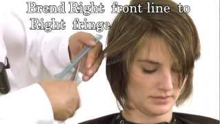 How to Cut Hair short Concave line cut 3 tutorial by mogi [upl. by Eiten]