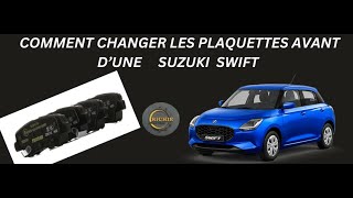 comment changer les plaquettes de freins avant Suzuki Swift 2008 en moins de 10 minutes [upl. by Middle]