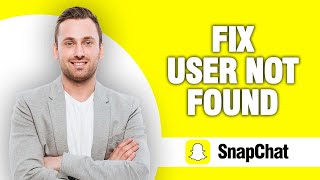 How To Fix Snapchat App User Not Found  Quick Solution [upl. by Elleahcim]