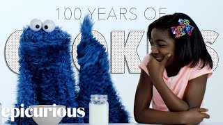 Kids Try 100 Years of Cookies with Cookie Monster [upl. by Alake]