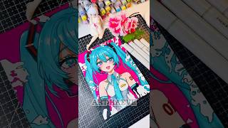 Drawing Hatsune Miku shorts hatsunemiku drawinganime [upl. by Alya]