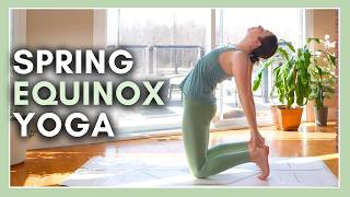 30 min Spring Equinox Yoga  Awakening The Heart [upl. by Aliuqet]