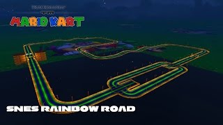 Mario Kart TrackMania SNES Rainbow Road Outdated [upl. by Spense698]