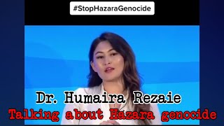 Hazara Genocide  Dr Humaira Rezaie is talking about it [upl. by Sida109]