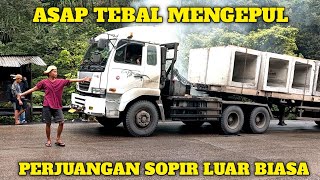 KASIHAN SOPIR TRUK INI  AKIBAT SULITNYA MELALUI SITINJAU LAUIK SEHINGGA UANG JALAN BERKURANG [upl. by Atse]