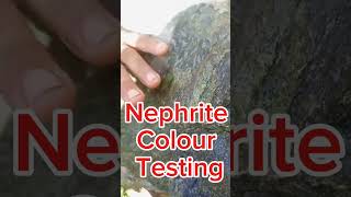 Nephrite Colour Testing  MiningInsights [upl. by Barboza345]