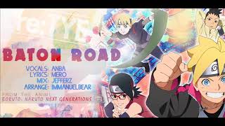 quotBaton Roadquot English Cover  Boruto OP feat Anba [upl. by Gnim]