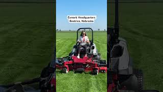 Exmark 144 inch Lawn Mower Mowing Tall Grass 😱 ExmarkManufacturing [upl. by Sessler]