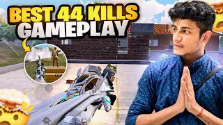 😱 OMG MY BEST 44 KILLS GAMEPLAY  RANK PUSH BGMI  LegendX [upl. by Vod]