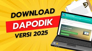 🔴 CARA DOWNLOAD APLIKASI DAPODIK TERBARU VERSI 2025  TUTORIAL DAPODIK 2025 [upl. by Flann]