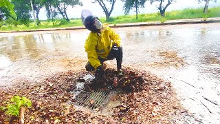 Unclogged Drains Clear Massive Flooding Drainage Solutions for Flooded Roads [upl. by Ibrahim]