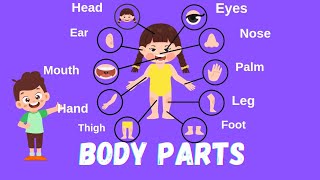 Body parts name for kids [upl. by Dawn]