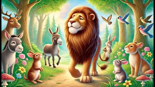 The Lion and the Donkey  A Classic Tale for Kids [upl. by Eendyc]