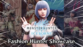 The Best Fashion Hunter youll ever see  Monster Hunter World Iceborne Layered Armor Showcase [upl. by Bedelia]