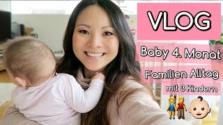 ALLTAG MIT BABY 4 MONAT  BABY LACHEN  PIKACHU KAMPF  FAMILIEN VLOG  Mamiseelen [upl. by Eintrok]