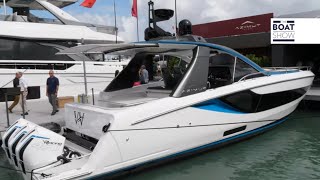 AZIMUT VERVE 47  Walk Through Performance Boat at Miami Boat Show 2022  The Boat Show [upl. by Amsirp216]