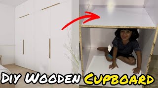 Handmade Wooden Cupboard for your Home Makeover  Asma Rashid Ali [upl. by Ees]