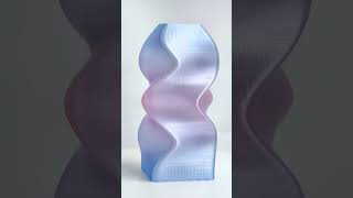 Cetus2丨3D Printed Two translucent materials gradient mixed vase 3dprint 3dprinting 3d art [upl. by Brownley]