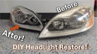 How to Repair and Protect Faded Headlights Volvo XC60 Edition [upl. by Dercy]