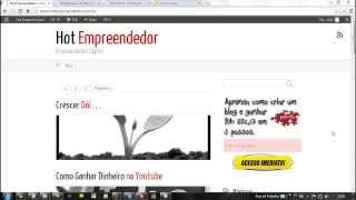 Como Criar um Blog Profissional em Minutos [upl. by Ahcsas]