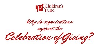 Why Do Organizations Support the Celebration of Giving [upl. by Laverne]