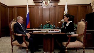 Vladimir Putin  Meeting with ASI General Director Svetlana Chupsheva 03022021 [upl. by Oderfliw]