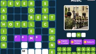 Crossword Quiz MUSIC Level 6  Walkthrough [upl. by Eiramrefinnej]