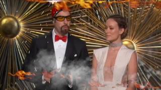 OSCARS 2016  Olivia Wilde amp Ali G Hilarious Racism SpeechRemix [upl. by Nanda]