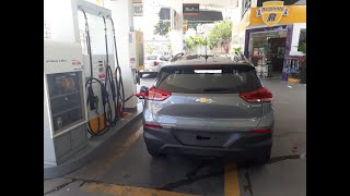 CONSUMO CHEVROLET TRACKER 10 TURBO ETANOL RODOVIA shorts [upl. by Annunciata]