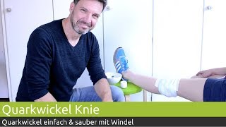 Quarkwickel am Knie anlegen  PINOFIT [upl. by Cod]