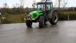 DEUTZ FAHR AGROPLUS 87 TANK DÖNÜŞÜ [upl. by Anaibib]