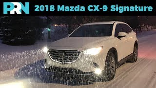 Best MidSize Crossover  2018 Mazda CX9 Signature Full Tour amp Review [upl. by Esilram]