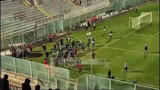 11 novembre 24 Taranto Cerignola 1 0 il gol di Fabbro [upl. by Nessy]