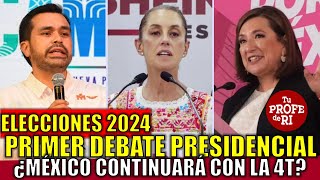 ENVIVO PRIMER DEBATE PRESIDENCIAL EN MÉXICO ¿QUIÉN GANA EN 2024 [upl. by Attaynik]