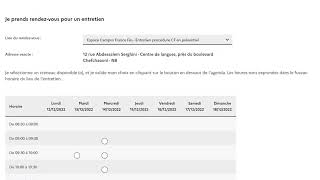 Prendre un rendezvous Campus France 2023 Entretien [upl. by Rider621]