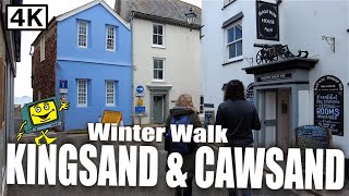 KINGSAND amp CAWSAND Cornwall UK  4K Walking Tour  January 2022 [upl. by Elylrac]