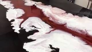 How to do Epoxy Resin Art Countertop Epoxy Best Epoxy Resin Metallic Effect [upl. by Aicinet]