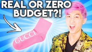 Can You Guess The REAL vs ZERO BUDGET Designer Product Gucci vs Thrift Shop [upl. by Noyar]