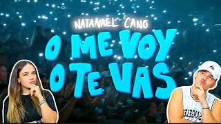 Natanael Cano  O Me Voy O Te Vas Extranjeros Reaccionan 🇨🇴🇮🇹 [upl. by Naitsabas]