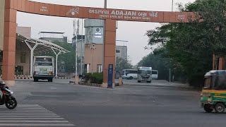 GSRTC Bus Departing At Adajan Bus PortSurat [upl. by Jangro243]