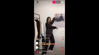 Sayuri Matsumura instagram live 151223 [upl. by Ecyla]