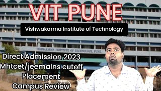 Direct admission in Vit pune 2023  Vishwakarma Institute of Technology pune admission processMHCET [upl. by Valenza]