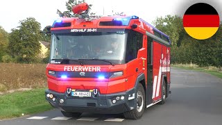 Erster Rosenbauer RT in NRW  Rundgang durch Fahrzeug Neues ElektroHLF20 Feuerwehr Nörvenich [upl. by Sanford]