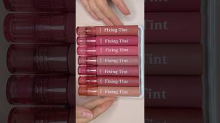 Etude Fixing Tint Lip Swatches [upl. by Aohk]