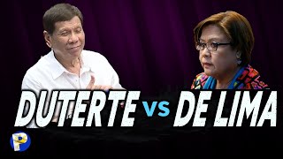 Mainit na Paghaharap ni Former President Duterte at Former Senator de Lima sa Senado [upl. by Aileon]