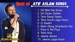 🔴 Live  Best Of Atif Aslam  Atif Aslam Top 10 Songs Jukebox  Atif Aslam Hit Songs 2024 [upl. by Nitsur]