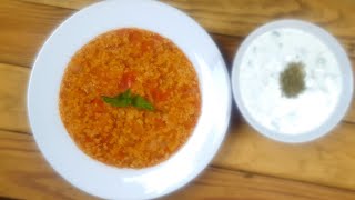 برغل ببندورة طبخة ولا أطيب how to make a delicious groats with tomatoes [upl. by Kalil45]