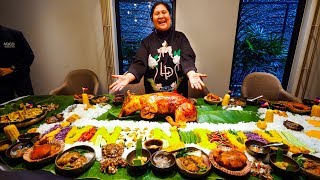 Meet the LECHON DIVA of the Philippines  FILIPINO FOOD Boodle Fight [upl. by Ceporah]